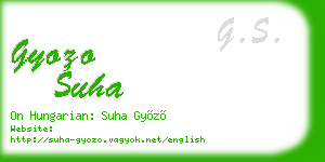 gyozo suha business card